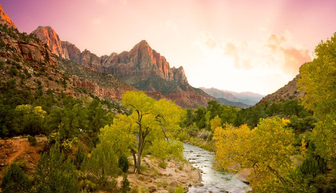 Zion Watchman in Autumn Zion Watchman in Autumn