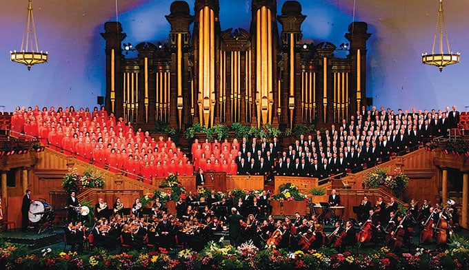 Mormon-tabernacle-choir-Orchestra_PublicDomain_680 The Mormon Tabernacle Choir and Orchestra.