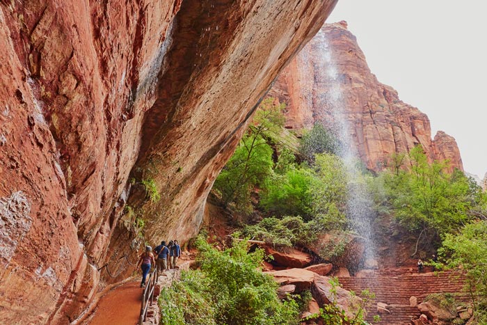 Emerald Pools Waterfall