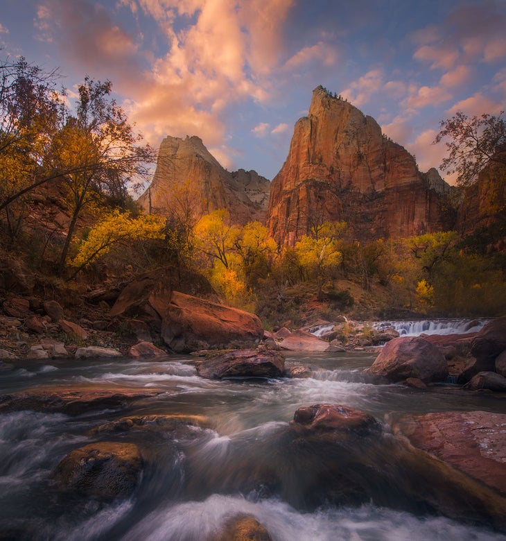 Court of the Patriarchs in Zion National Park