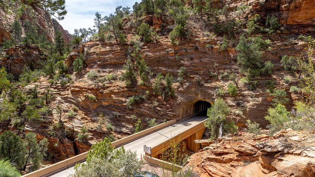 Mt Carmel Tunnel in Zion National Park