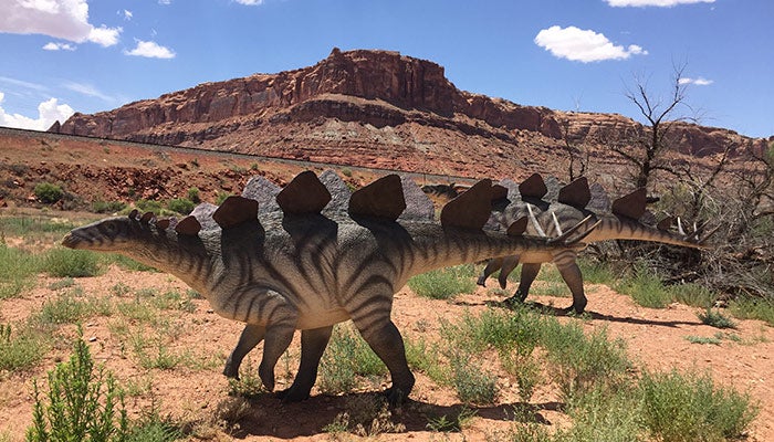 MoadGiants-dinosaurs_DKrause_700 Life-sized dinosaur statues at Moab Giants
