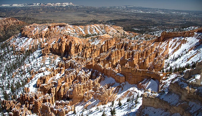 Bryce-Point-view-Amphitheater-winter_DP_680 The view of the Bryce Canyon Amphitheater from Bryce Point in Winter.