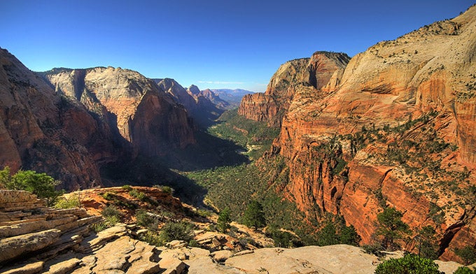 Zion-view-from-Angels-Landing_DP_680 A view from Angels Landing in Zion National Park