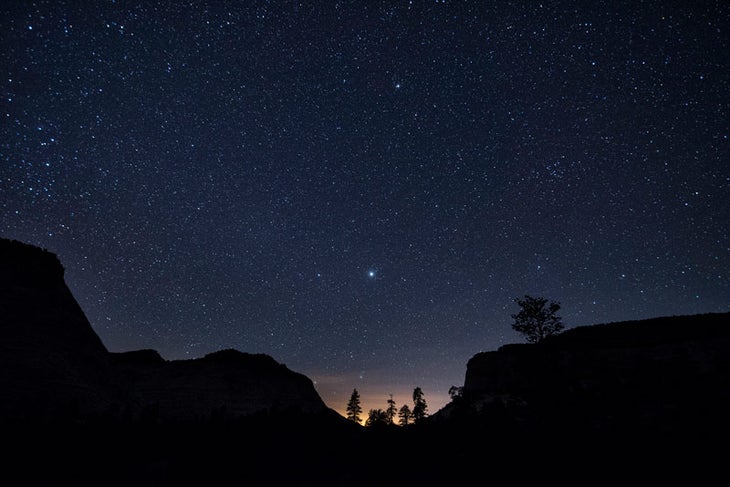 Zion-Night_KenHubbard_800 Stars over Zion National Park