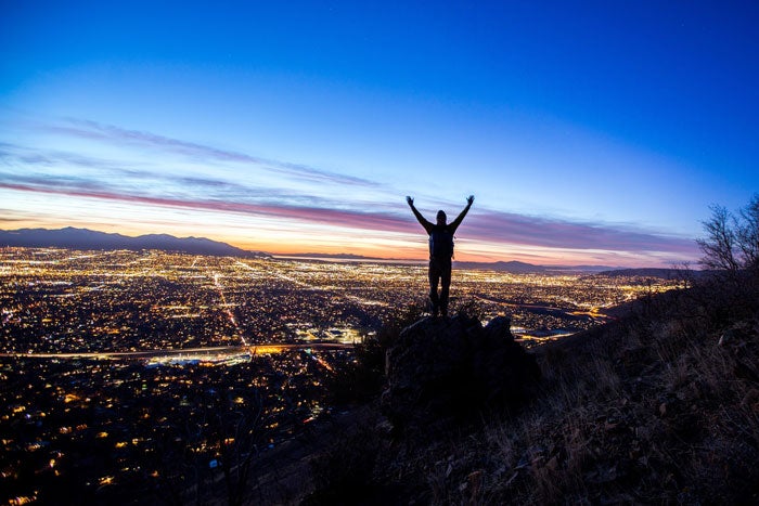 SLC-NightCity_courtesy_700 Overlooking the lights of Salt Lake City