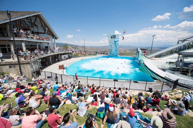 Aerial Show at Utah Olympic Park on most Saturdays in the summer in Park City