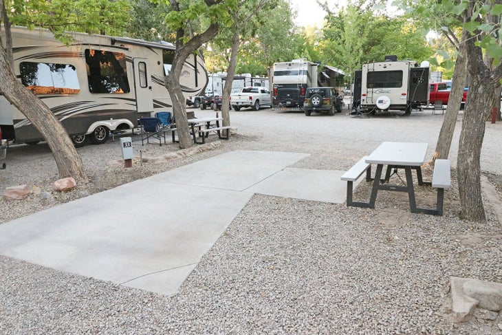 RV site at Canyonlands RV Resort & Campground by Sun RV Resorts