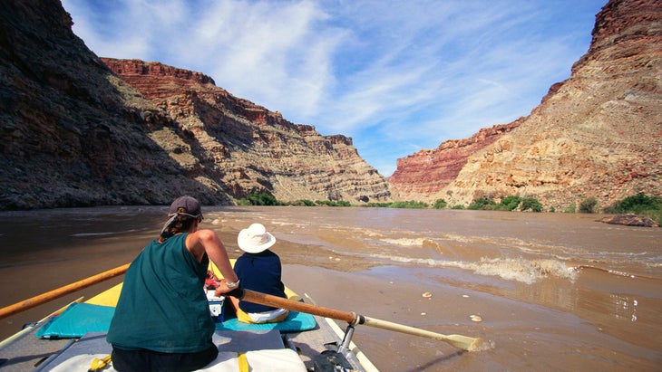 Running Cataract Canyon in Canyonlands National Park, Utah