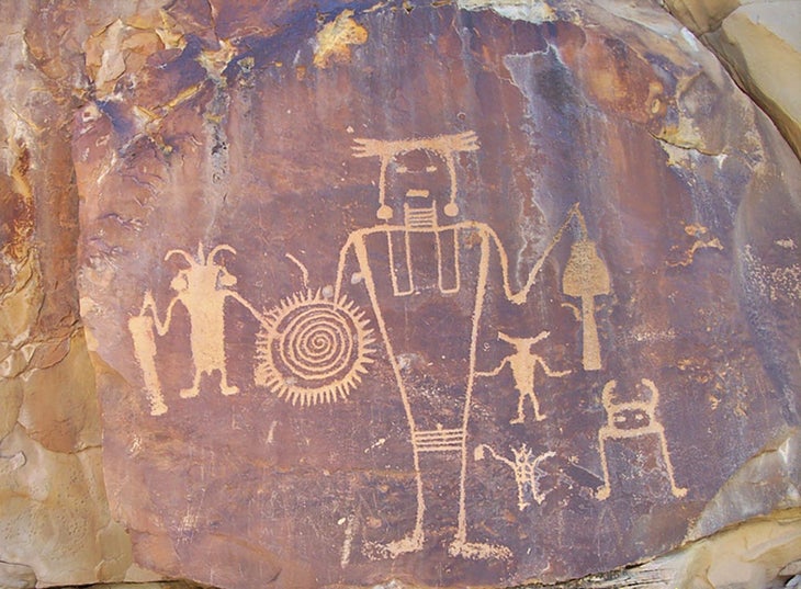 Petroglyphs at McKee Springs in Dinosaur National Monument