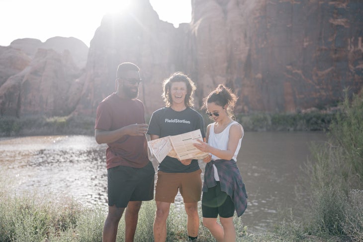 Learning how to read a topo map.