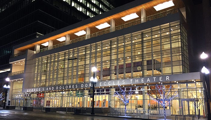 SLC-EcclesTheater_FlickrTyler_700 Eccles Theater in Salt Lake City. Photo by Tyler via Flickr