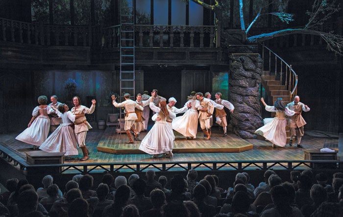 CedarCity-Shakespeare-AMuchAdo-9647_Karl-Hugh_CopyrightUSF_700 A scene from the Utah Shakespeare Festival's 2016 production of Much Ado About Nothing