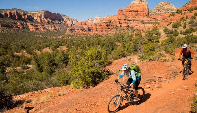 Rubys-bike-thunder-mountain-trail_680 Biking on Thunder Mountain Trail outside of Bryce Canyon National Park.